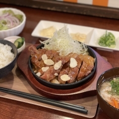 【常連さん1番人気】スタミナ豚テキ定食