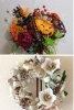 上：季節もののハロウィーンアレンジ
下：人気のリースも作ります「花倶楽部 HANA Club」