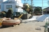 「上落合公園」滑り台や山登りが楽しい二階建て公園