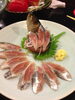 「御造りてわけにはいきませんが…お昼は脂ののった“いわしの刺身”で！！」