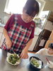 なんでも美味しく料理してくれる前田さん❣️「旬の美味しさ☺️うどの天ぷら〜！」