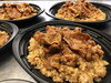 チャーハン「煮豚チャーハン　焼肉のせ〜(*^▽^*)」