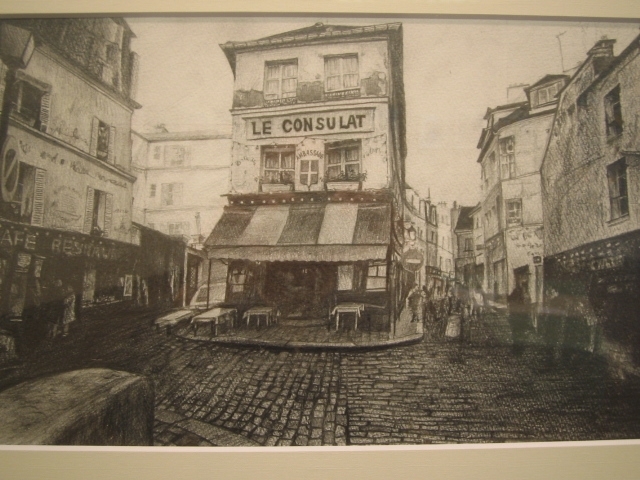 「『パリの街角」一般科生徒作品」