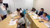 着席して学習あり「函南　全員集中　自ら学ぶ習慣がつくプログラム　生徒は楽しく通うだけ」