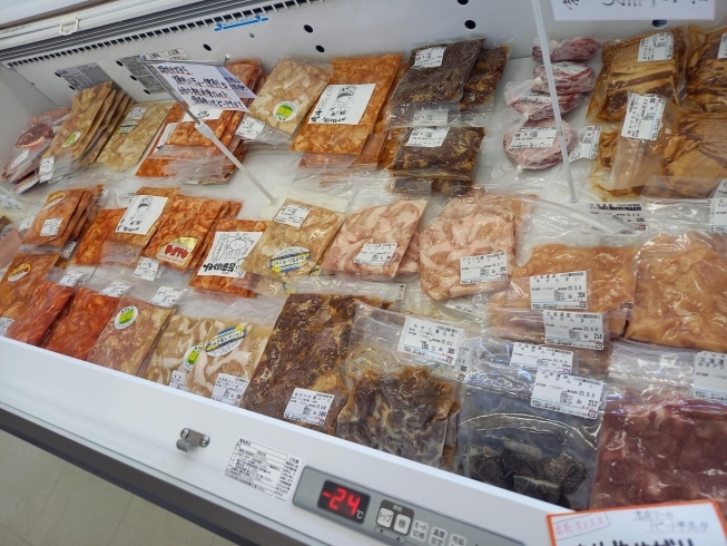 冷凍商品、揃ってます(｀・ω・´)ｷﾘｯ「土曜は味比べセットの日！【肉やりょうちく】【千歳・北広島】【肉屋】新商品アスパラガス！」