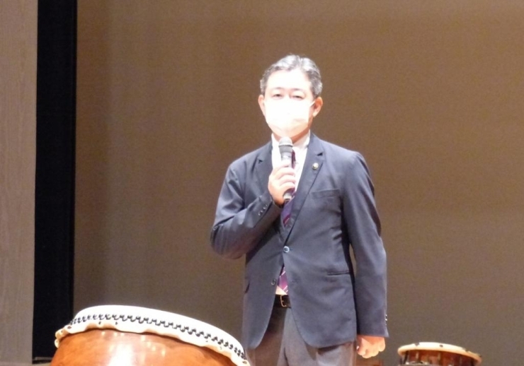 行方市文化祭の会場には、鈴木市長も駆けつけ皆様へご挨拶！