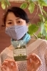 箱型マスク　L  男女兼用　600円「＊　リネンのマスクのお手入れ方法」