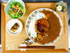 ハンバーグカレー「おかげさまで5周年＆モーニング2周年！！」