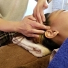 高周波×ローラーで目と頭の集中マッサージ