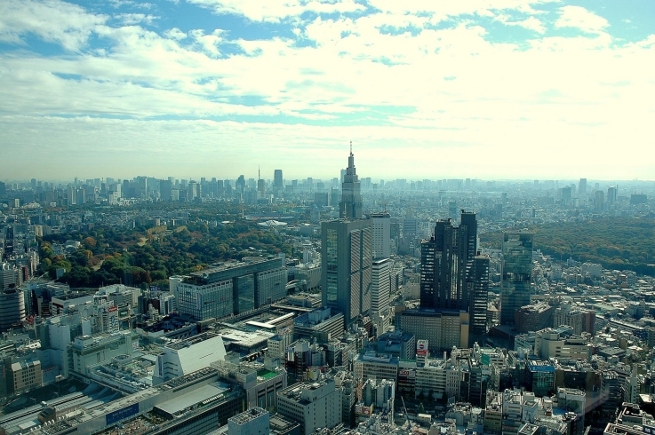 「新宿センタービル展望台」新宿駅から一番近い超高層ビルの53階の展望台