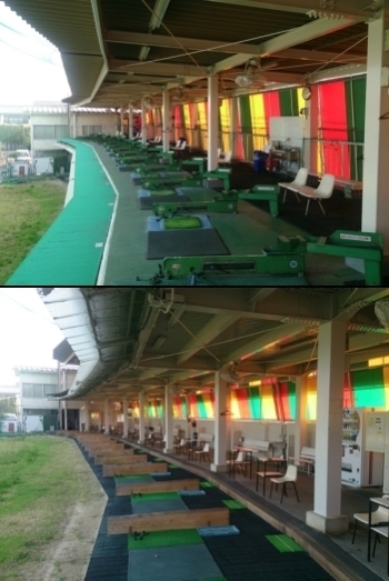 1階14打席・2階14打席 計28打席「アスカゴルフ練習場(アスカゴルフクラブ)」