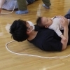 「お父さんと赤ちゃんあそびの体験」