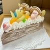 誕生日ミルクレープ2人用