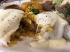 ブリトーの中には豚肉がゴロゴロとたくさん入っています！