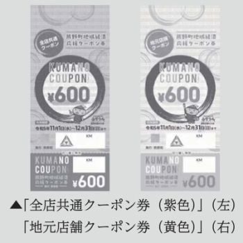 令和5年度熊野町地域経済応援 クーポン券(くまポン)を発行します | WEB