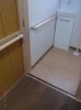 3，入口の段差解消、手摺を付けて1人歩行を可能に「実家のトイレ改修レポート」