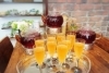 スパークリングティーは本日お勧めの紅茶でご用意しています。「BRILLIANT TEA（ブリリアントティー）」