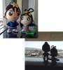 「デート中のひこぼしくんとおりひめちゃん(*^_^*)」