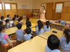 「歯みがき指導が２～５才さんのクラスでありました。　次の園庭開放は６月１７日（水）午前１０時～正午」