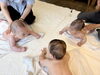 「【笑顔】ふれあいのあとに見えた、わが子のいつもより可愛い表情（東京都江戸川区葛西・小岩・船堀・一之江 ベビーマッサージ&ベビーヨガAilala）」