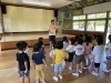 「本日は、塩川幼稚園２学期始業式！夏休みの思い出をいっぱいつめて、元気な姿で子ども達が登園してくれました☆」
