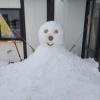 顔は野菜で出来てます「雪だるま‼️⛄❄」