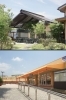 屋根や軒先に「石川テント」