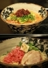 上　旨辛担々麺
下　海老潮豚骨らぁめん「麺家 八兵衛」