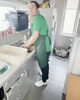 昼食後のお皿洗い　/小樽就労支援「今日の料理チームとの会話と風景　/小樽就労継続支援B型　らしくワーク」