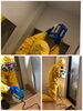 防護服を着て完全防備をして作業を行います。「船橋市　事件現場特殊清掃」