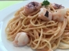 当店自慢の明太子パスタ！「KITCHEN まいさー」