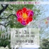 【2024】第3回「のすぱ」3月3日（日）せせらぎ公園にて開催！