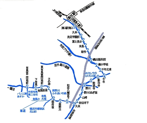 溝２１ 有馬第二団地前 溝口駅南口 の旅 宮前バスの旅 宮前ぽーたろう 川崎市宮前区