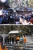 上：お正月みかんまき
下：どんと祭「宗教法人 駒形神社」