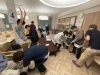 実際に紙パンツをはいてみよう!「美原ふらっとでおむつ研修をおこないました💮」