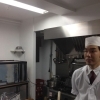 「宮之阪中央商店街のご紹介ビデオ収録中     ふぐ料理西京家さん」