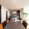 一続きのダイニング・キッチンで食事が楽しめそう