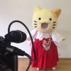 「樟葉宮表道商店会のご紹介ビデオ収録中         みっけちゃん」
