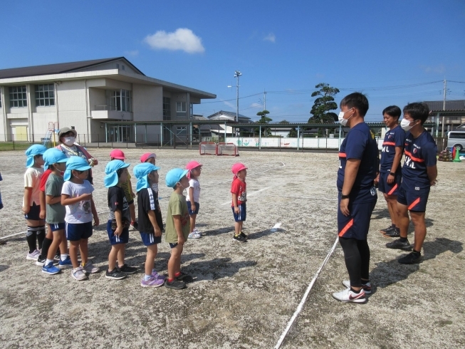 みんなで頑張るぞ☆「スポーツの秋「サッカー教室」」