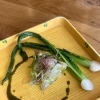 明石産真鯛とかぶのカルパッチョ 〜抹茶のヴィネグレット～