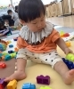 「みんなでブロックあそび｜色や形にふれながらじっくり遊びました」