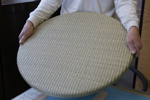 「丸い形の琉球畳を手作りしています！丸座畳制作処」