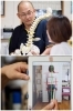 上　模型で分かり易く説明いたします
下　身体の状況も説明します「ほぐし屋本舗」