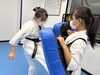 ミットは激しく！体力つきます💪「2/27(木)の稽古風景≪ 明石/空手/スポーツ/運動/幼児/小学生/お稽古/習い事≫」