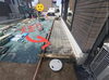 コンクリートを使った犬走り施工中です「新築外構工事　第1報です😊😊」