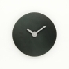 circle clock 100 - black iron