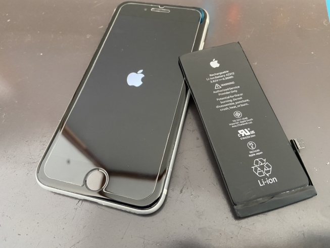 iPhoneSE2バッテリー修理後「機種変更よりもお得！【iPhone】」