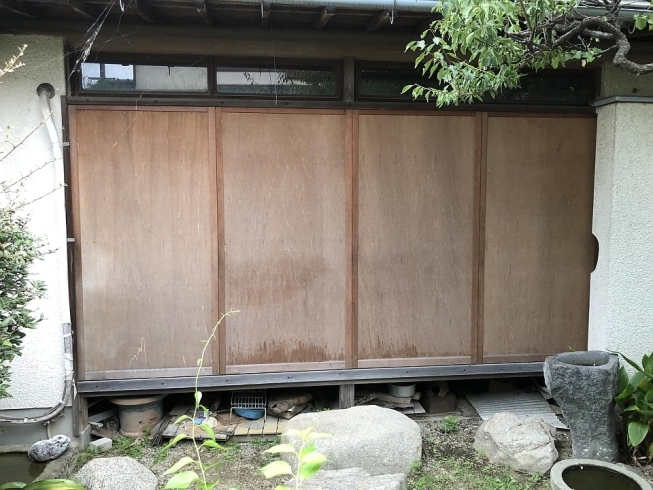 木製雨戸「空き家管理の代行 | 佐賀市」