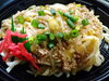 特製あんかけ焼きうどん。「手作り弁当が出来ました！」