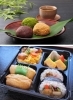 上：おはぎ
下：おふくろ弁当「おふくろの店 松山来住本店」